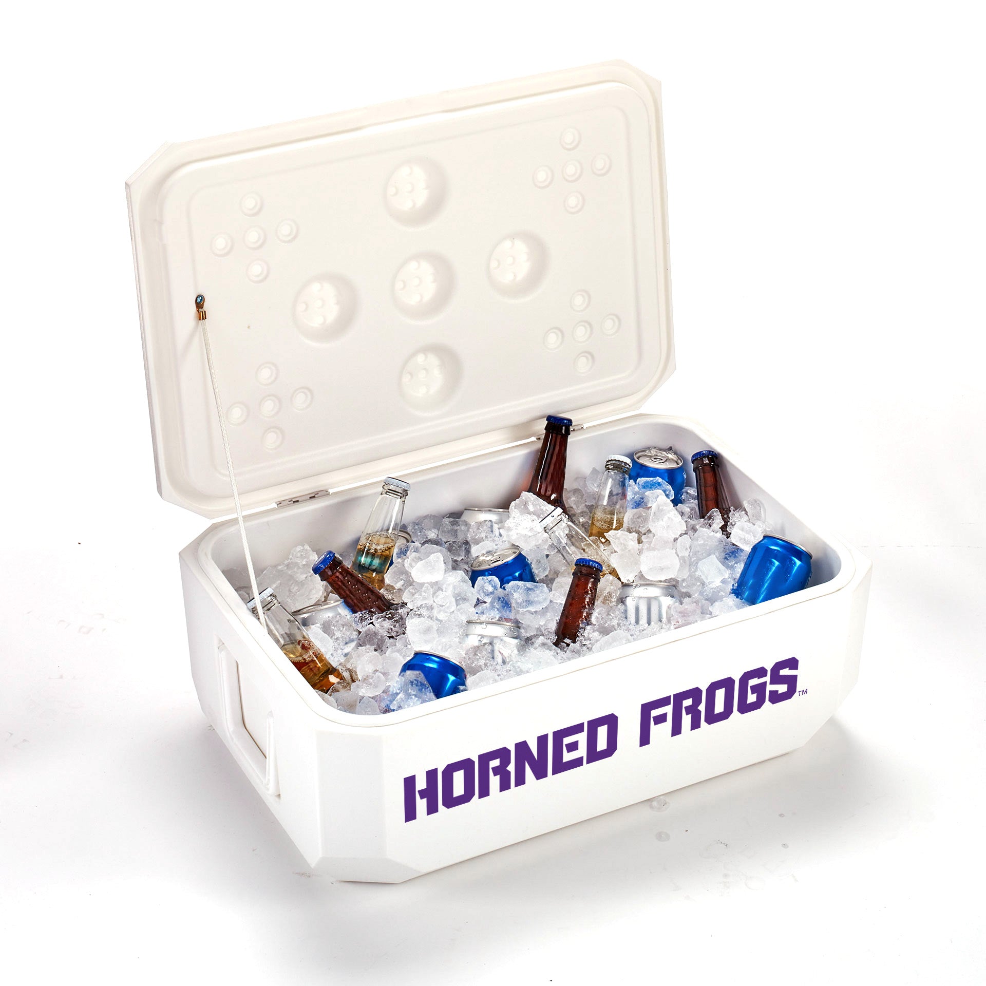 37qt TCU Horned Frogs Cornhole Cooler