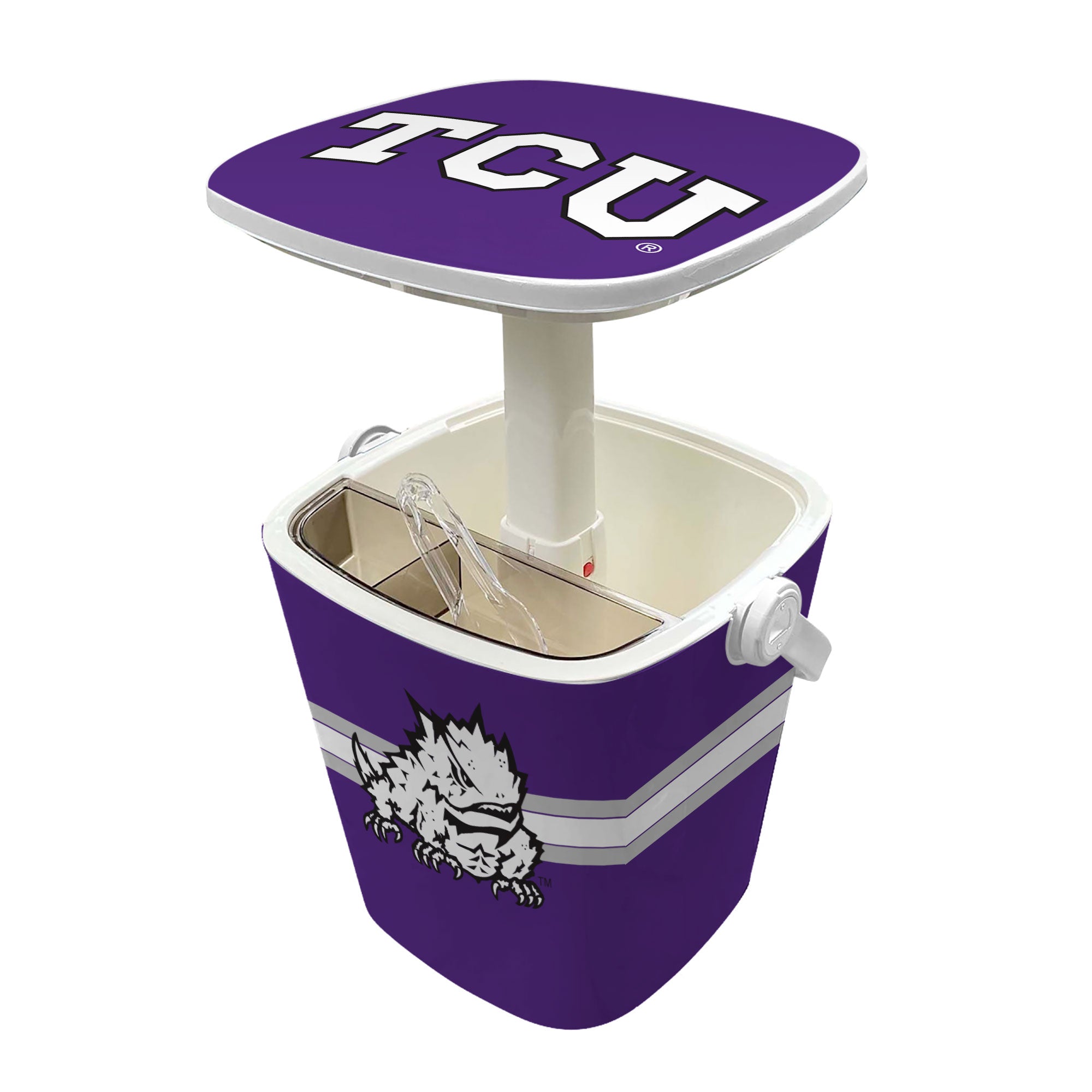 16QT TCU Horned Frogs Mini Cool Bar Cooler