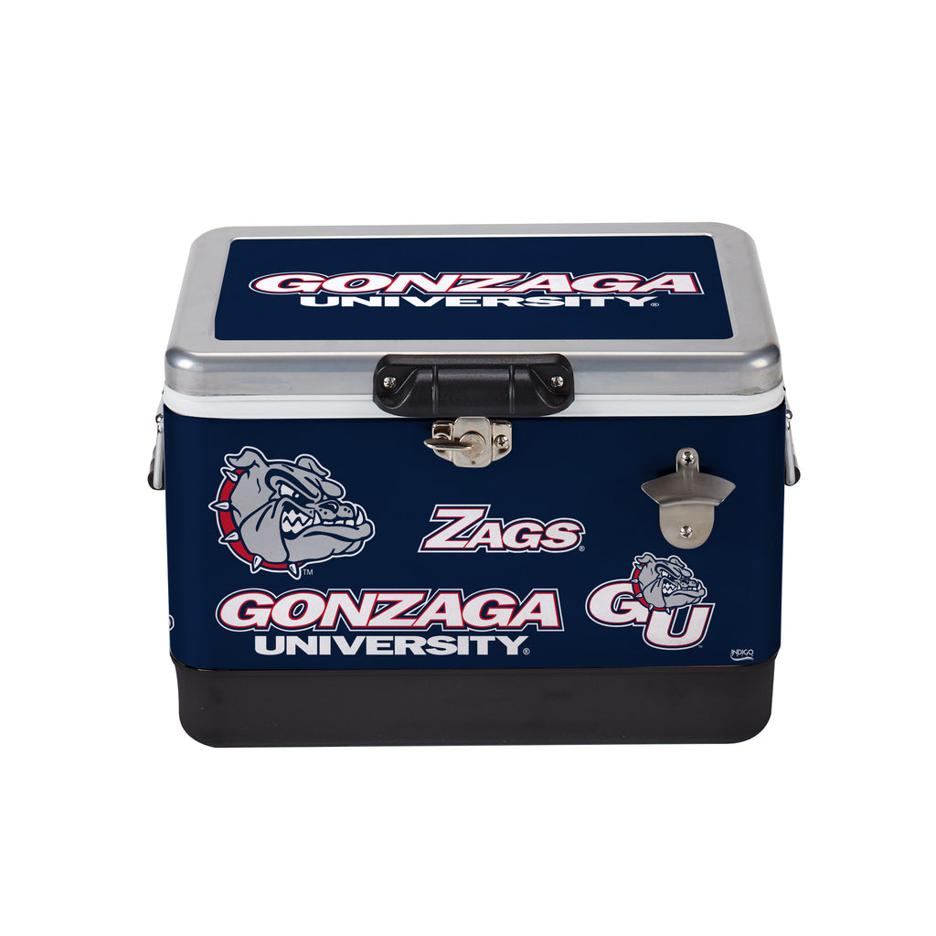 26qt Gonzaga Bulldogs Medley Metal Cooler