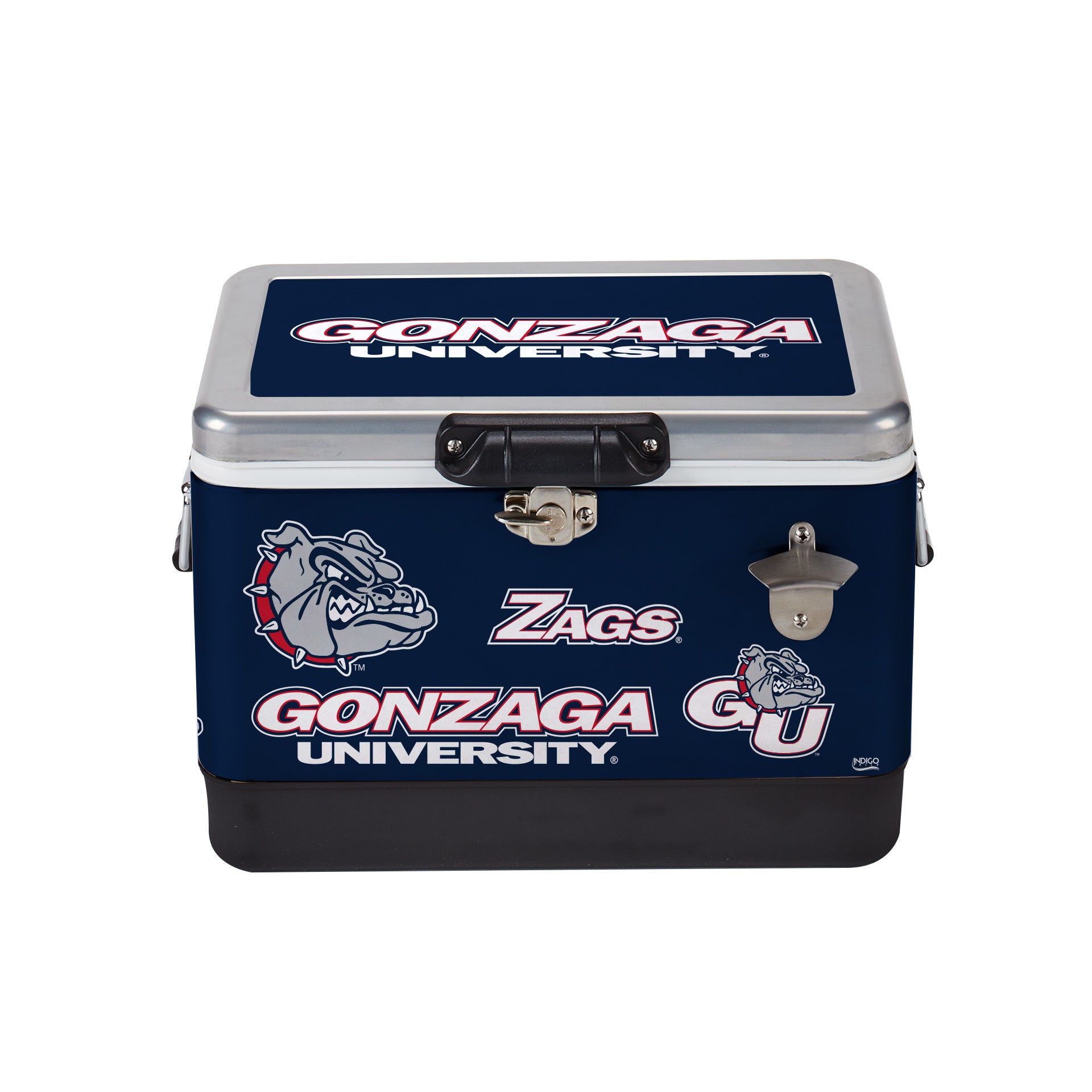 26qt Gonzaga Bulldogs Medley Metal Cooler