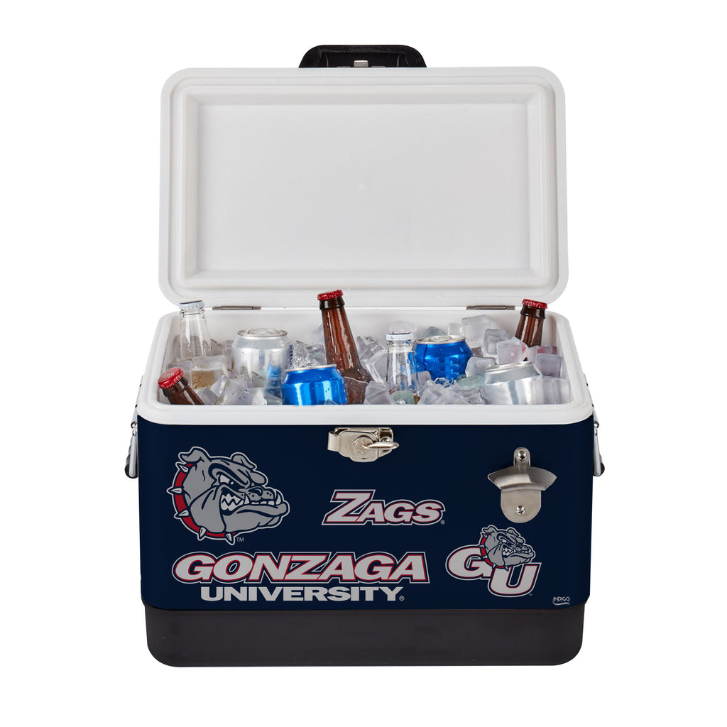 26qt Gonzaga Bulldogs Medley Metal Cooler