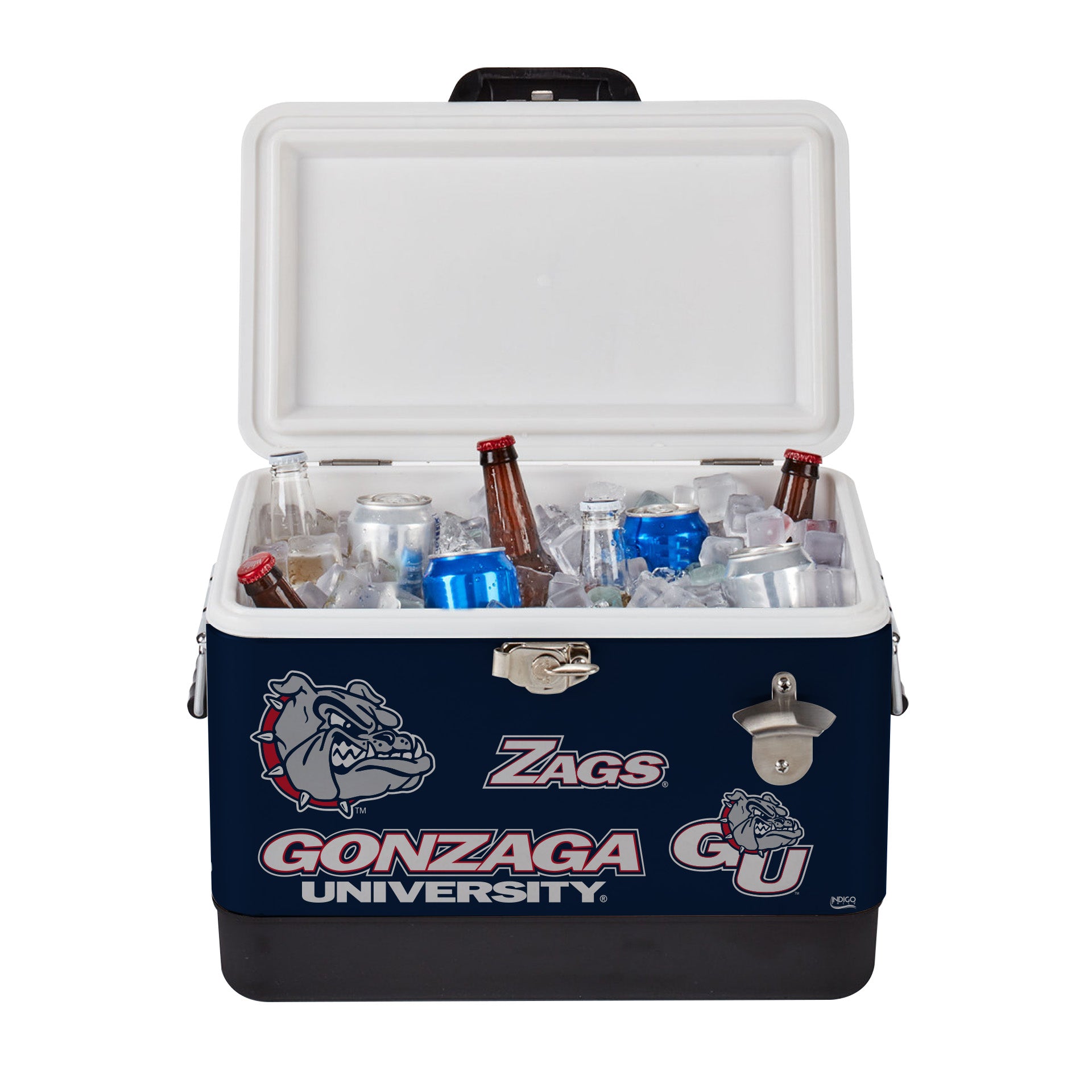 26qt Gonzaga Bulldogs Medley Metal Cooler