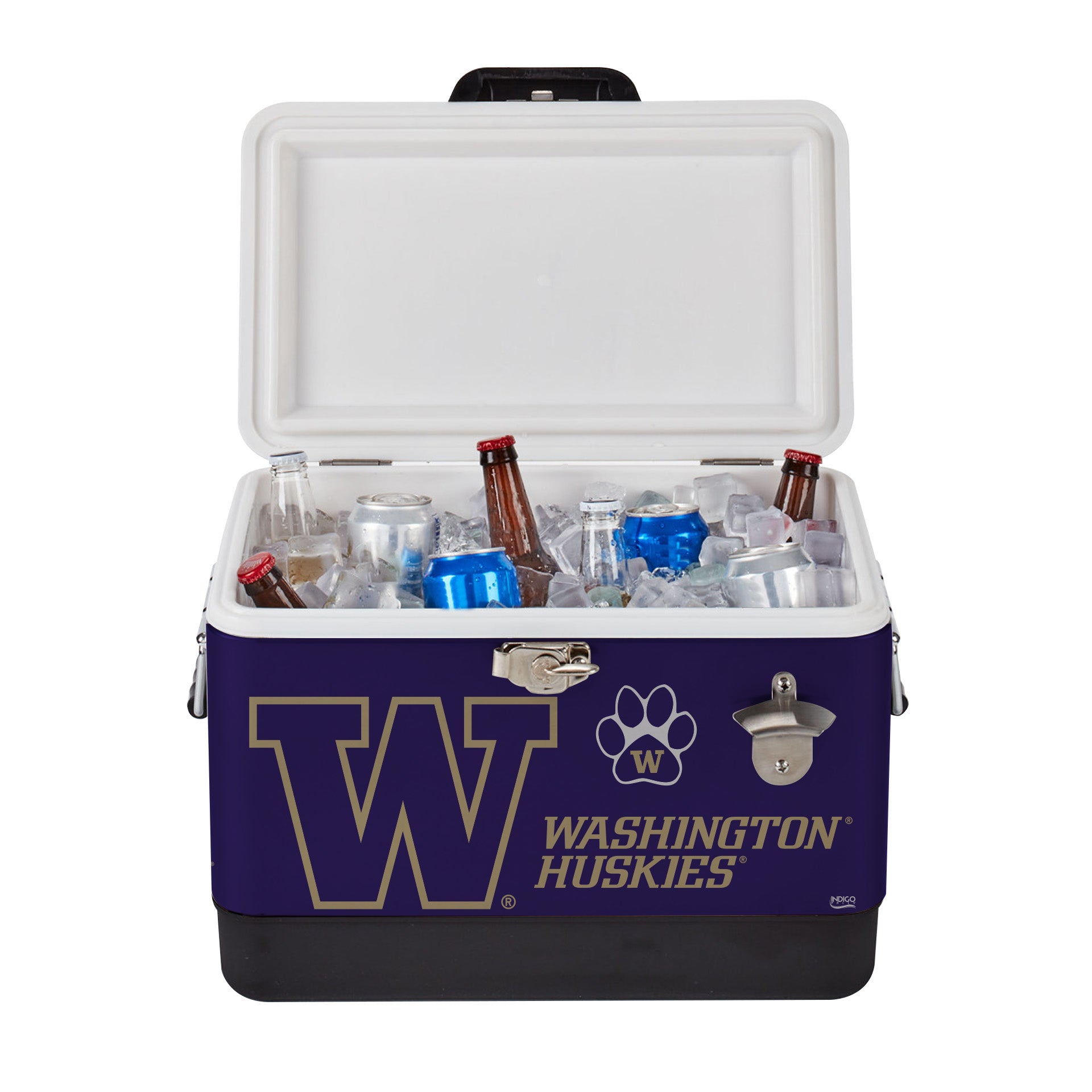 26qt Washington Huskies Medley Steel Cooler