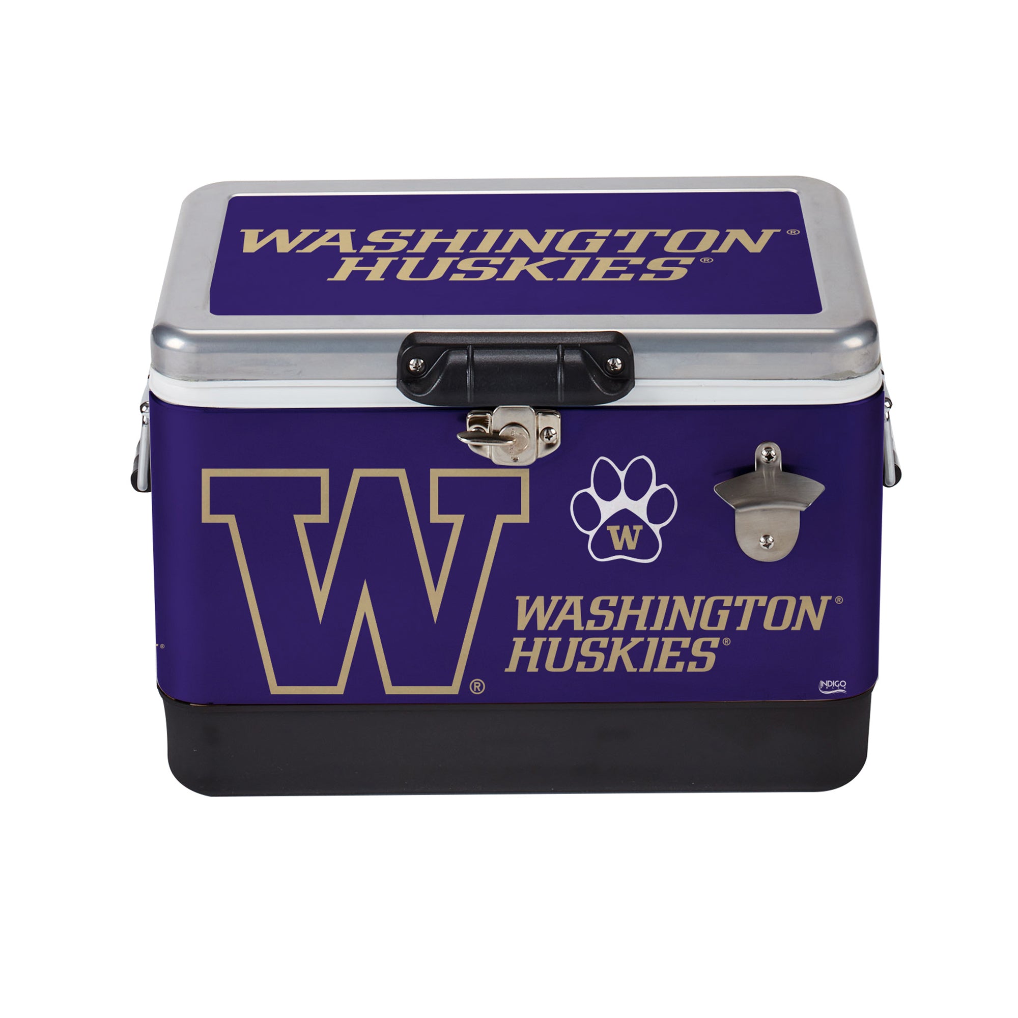 26qt Washington Huskies Medley Steel Cooler