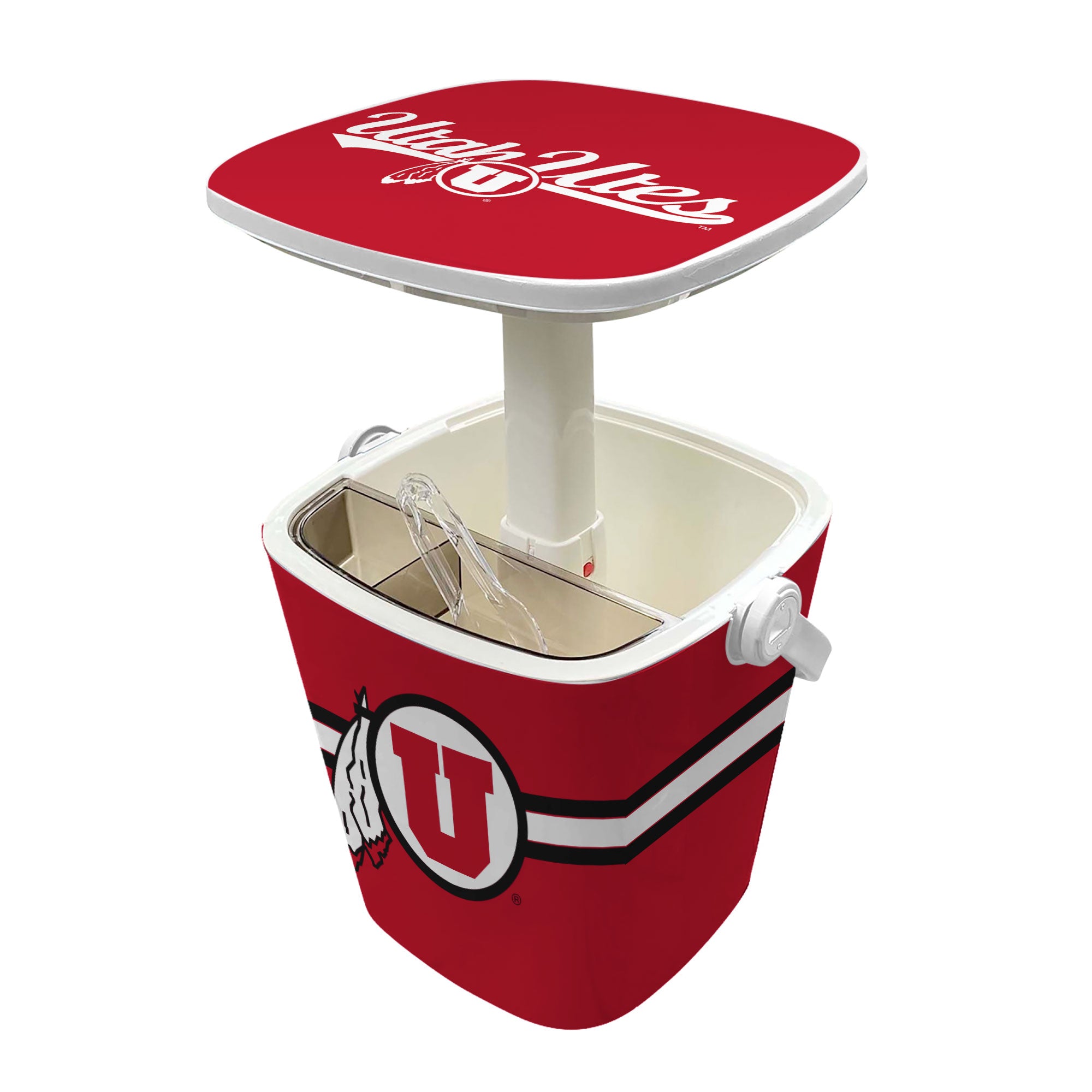 16QT Utah Utes Mini Cool Bar Cooler