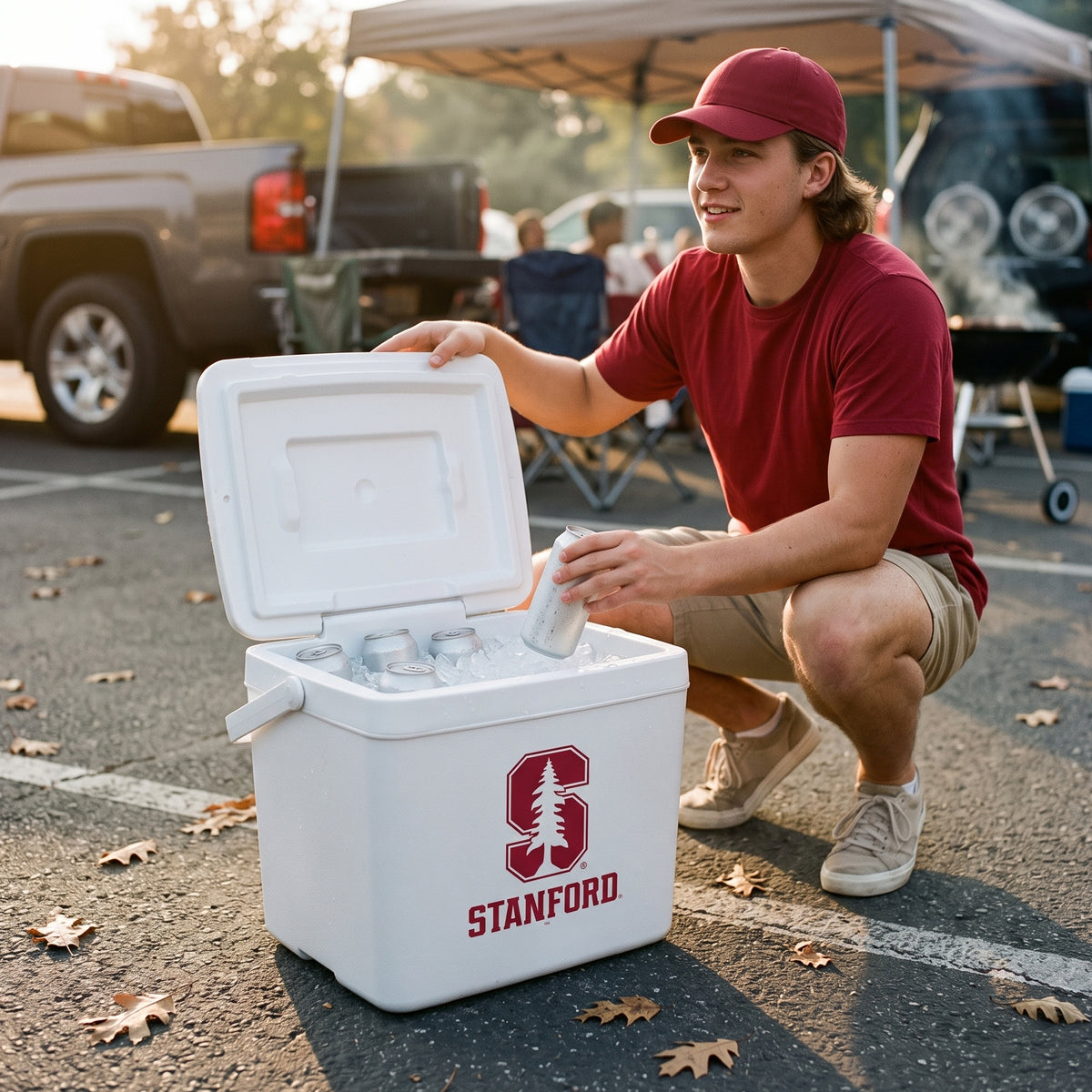16qt Stanford Cardinal Tailgate Cooler