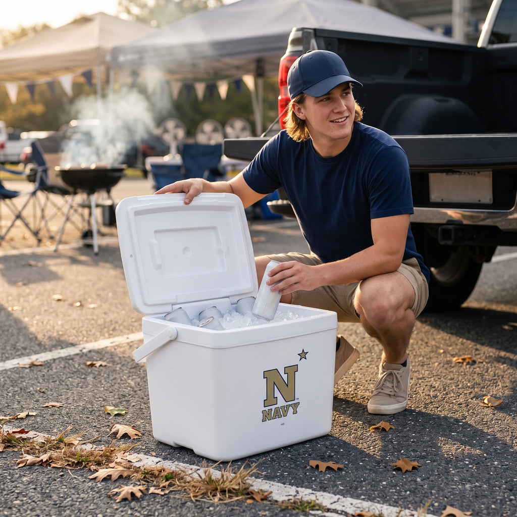 16qt Navy Midshipmen Tailgate Cooler