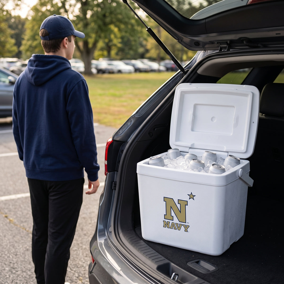 16qt Navy Midshipmen Tailgate Cooler