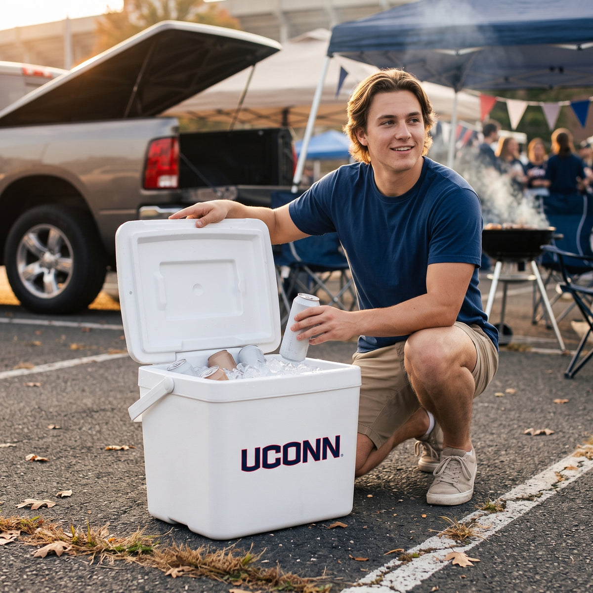 16qt UConn Huskies Tailgate Cooler