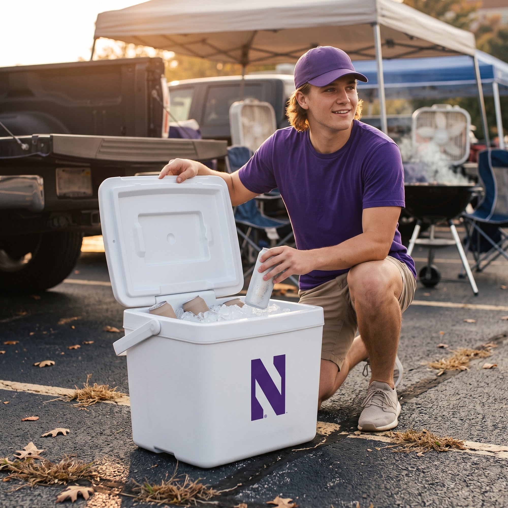 16qt Northwestern Wildcats Tailgate Cooler