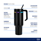 48oz Texas A&M Aggies Iridescent Anodized Black Tumbler