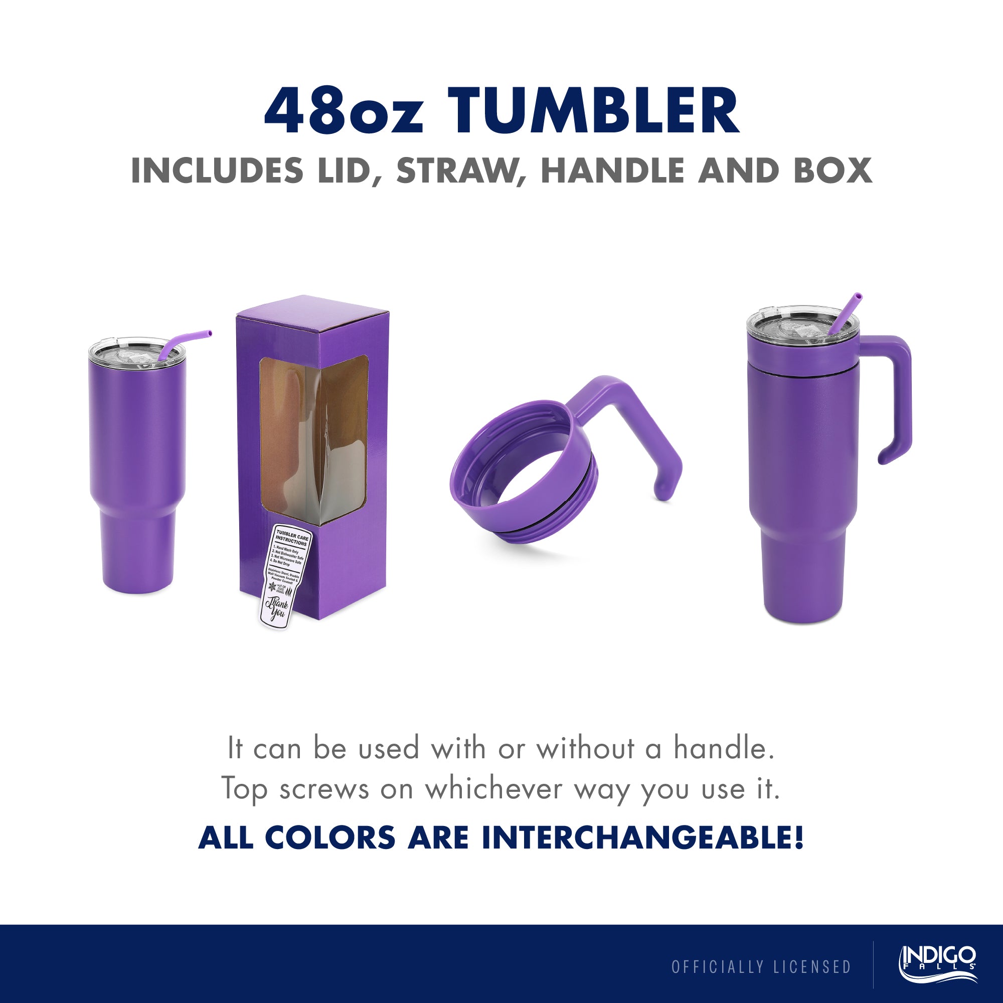 48oz LSU Tigers Combo Tumbler