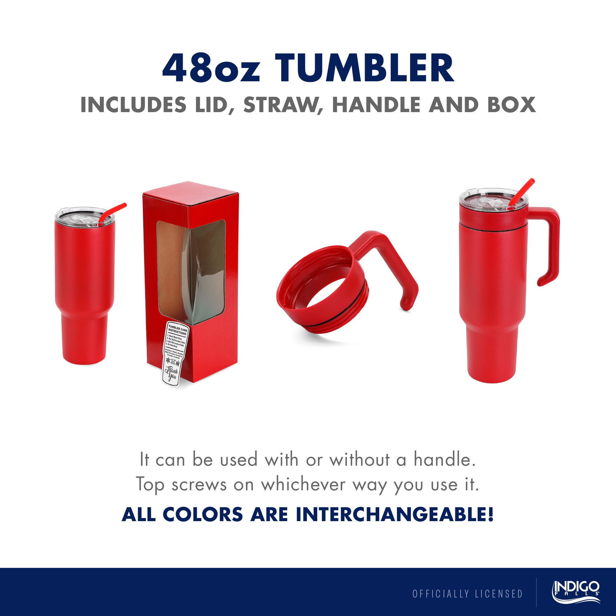 48oz Utah Utes Combo Tumbler