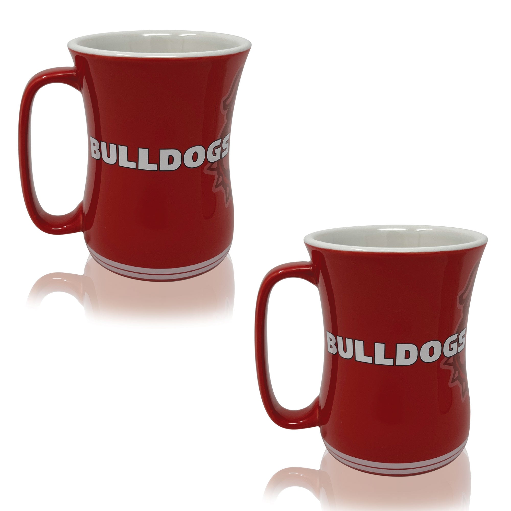 Set of 2 | 16oz Georgia Bulldogs Barista Mugs