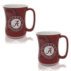 Set of 2 | 16oz Alabama Crimson Tide Barista Mugs