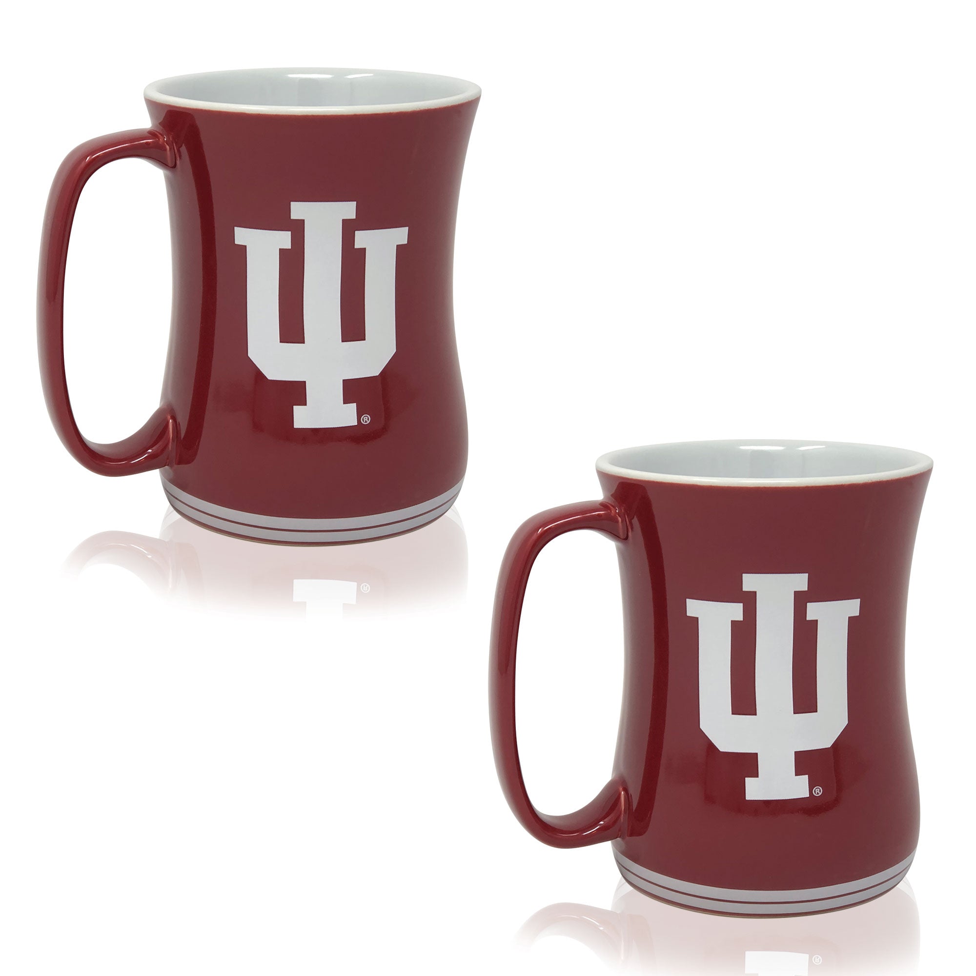 Set of 2 | 16oz Indiana Hoosiers Barista Mugs