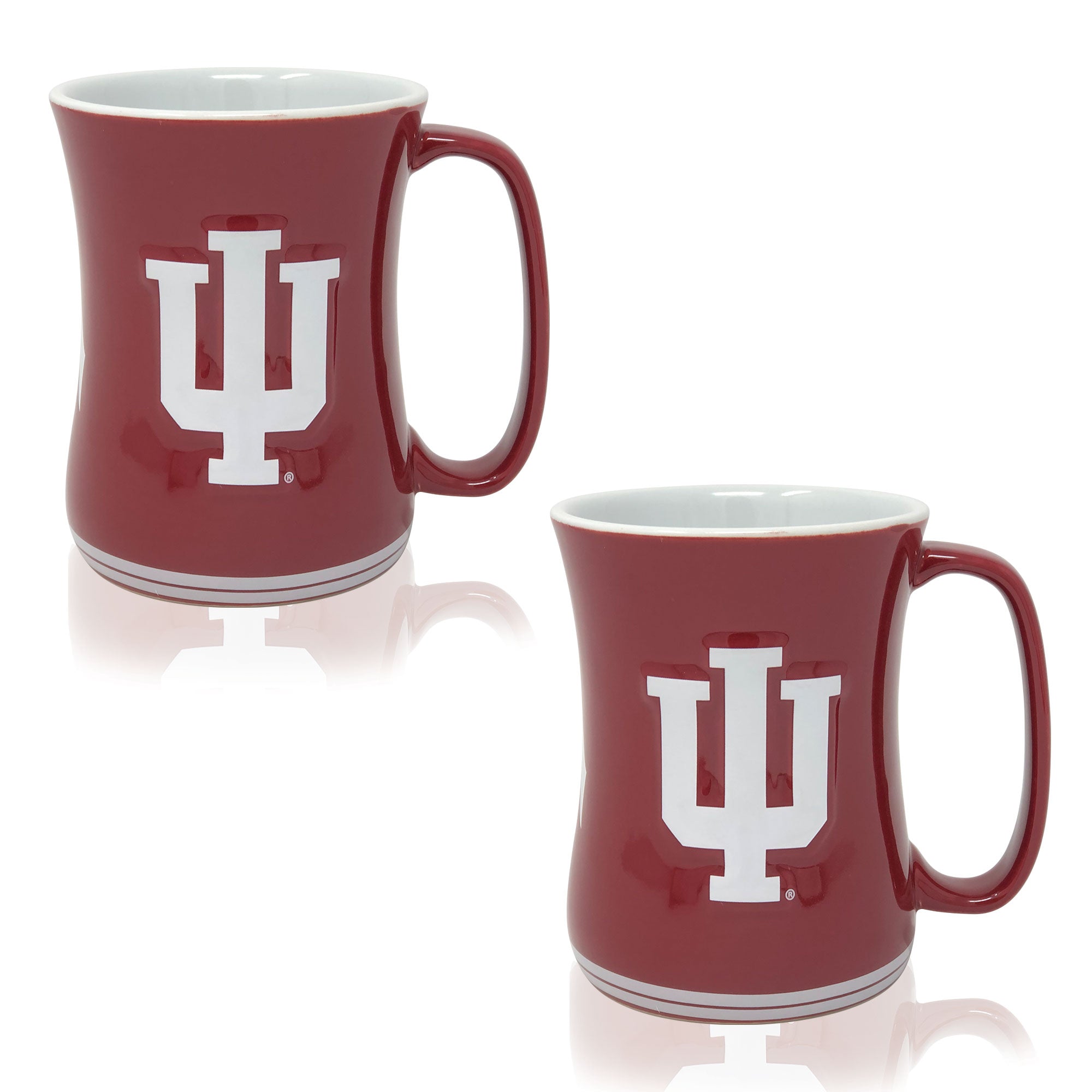 Set of 2 | 16oz Indiana Hoosiers Barista Mugs