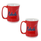 Set of 2 | 16oz Ole Miss Rebels Barista Mugs