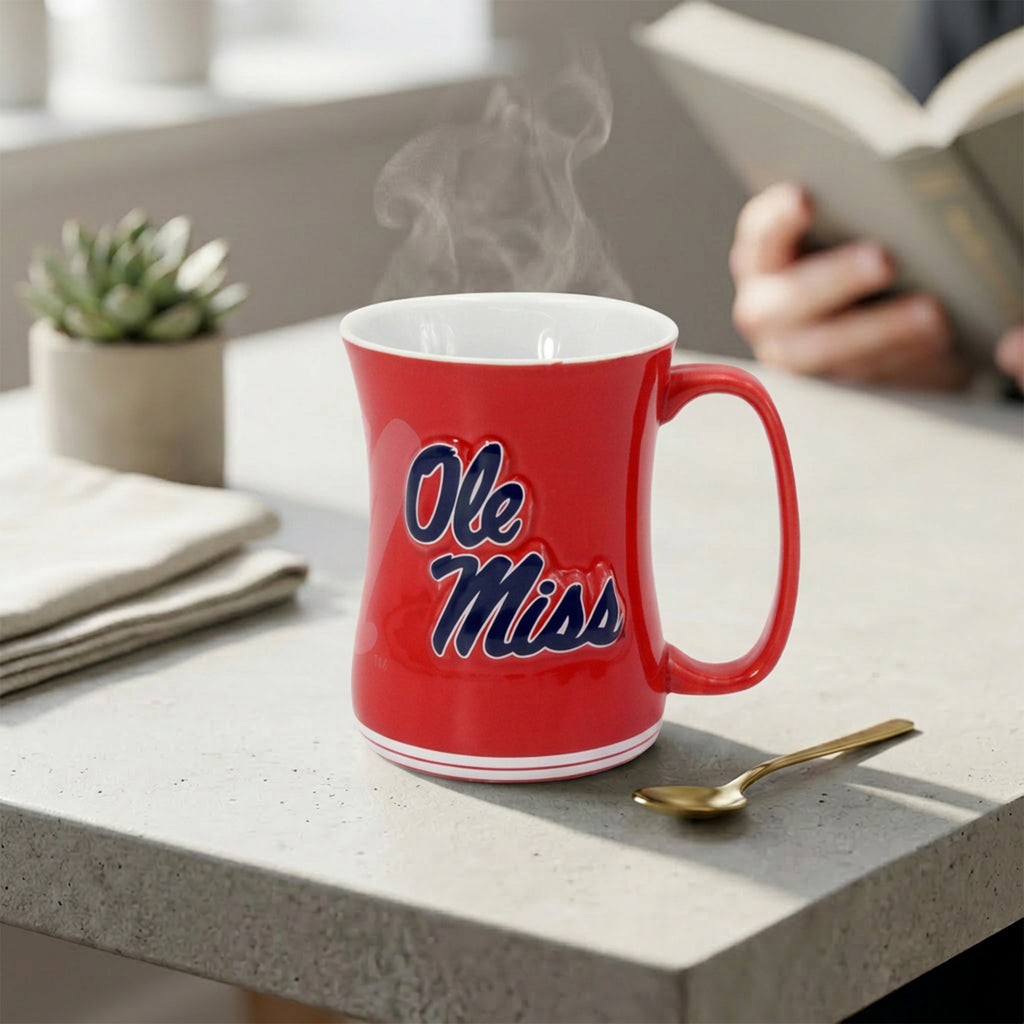 16oz Ole Miss Rebels Sculpted Barista Mug