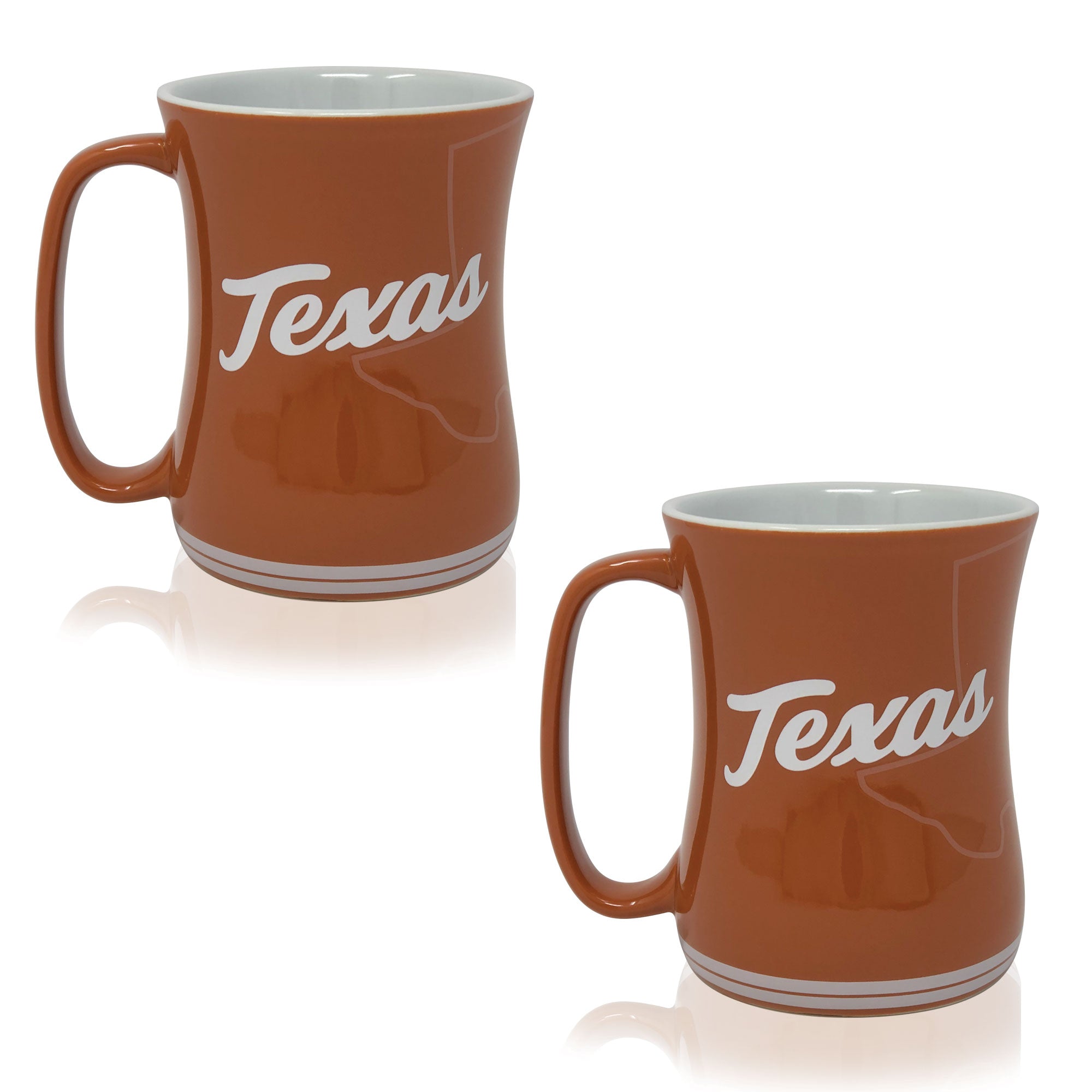 Set of 2 | 16oz Texas Longhorns Barista Mugs
