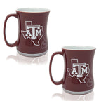 Set of 2 | 16oz Texas A&M Aggies Barista Mugs