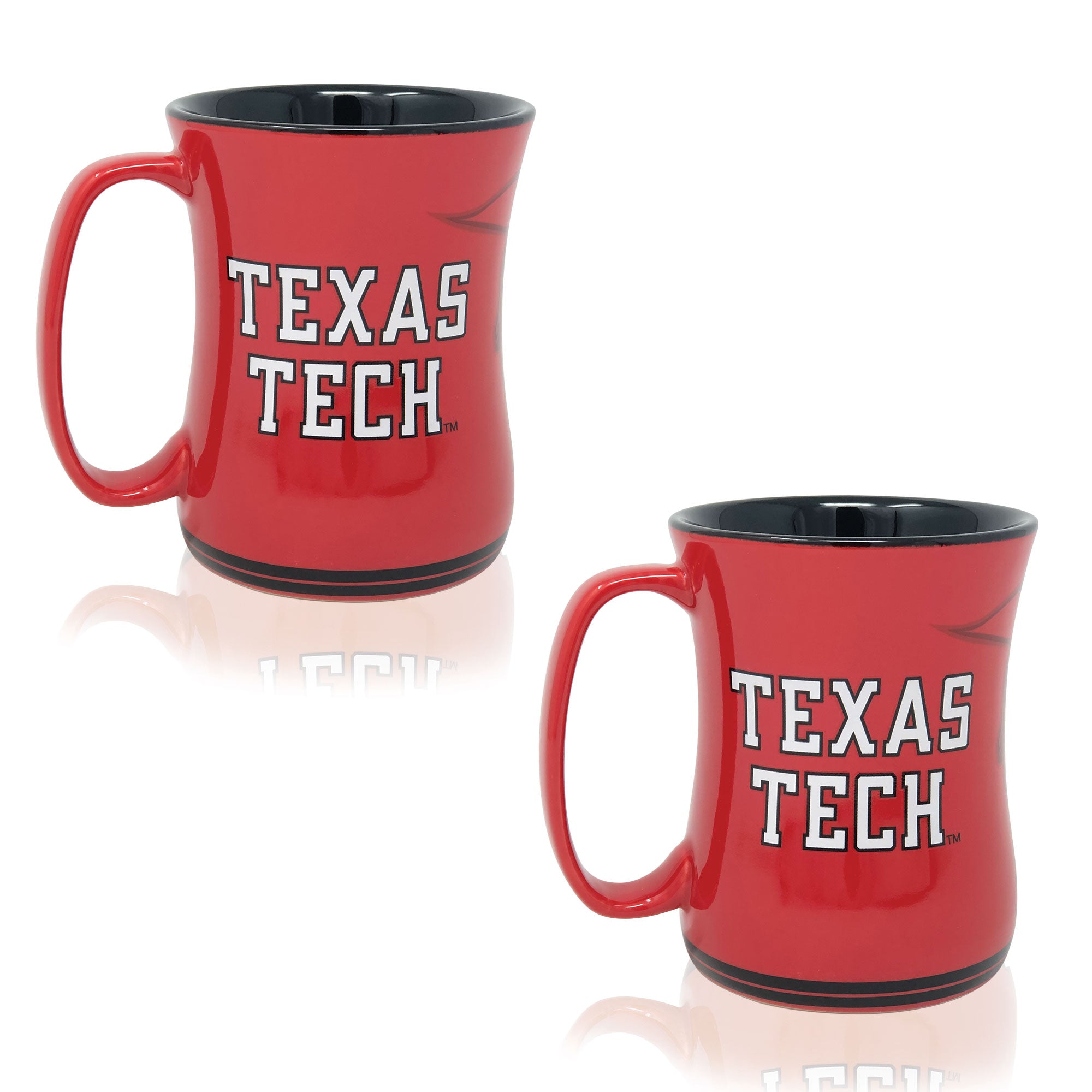Set of 2 | 16oz Texas Tech Red Raiders Barista Mugs