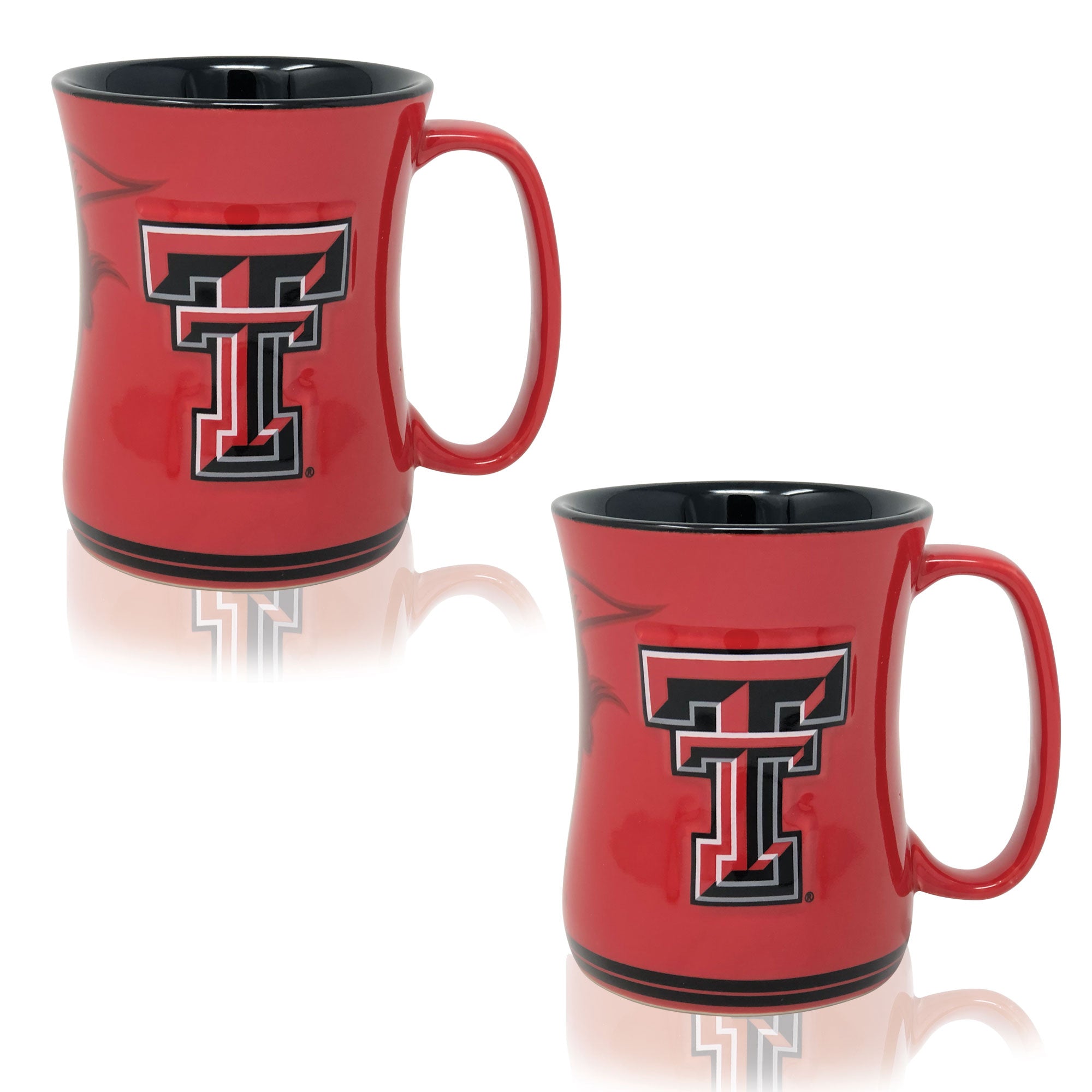 Set of 2 | 16oz Texas Tech Red Raiders Barista Mugs