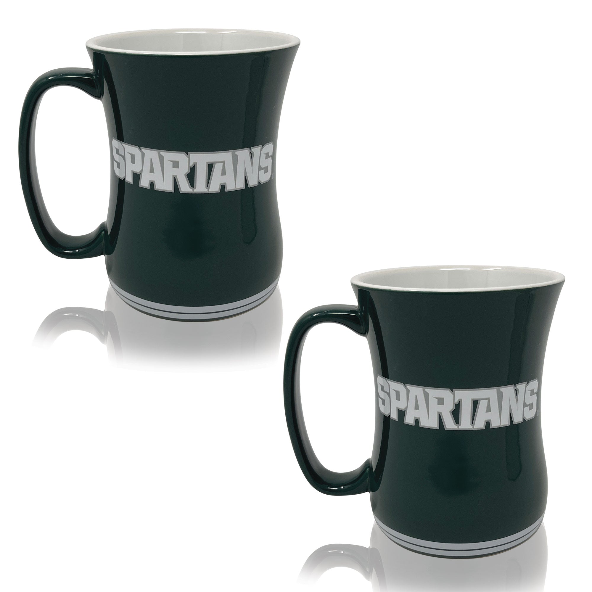 Set of 2 | 16oz Michigan State Spartans Barista Mugs