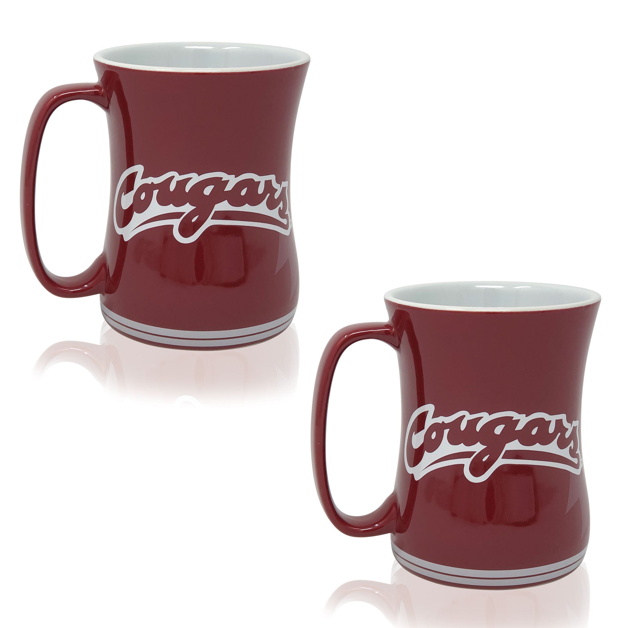 Set of 2 | 16oz Washington State Cougars Barista Mugs