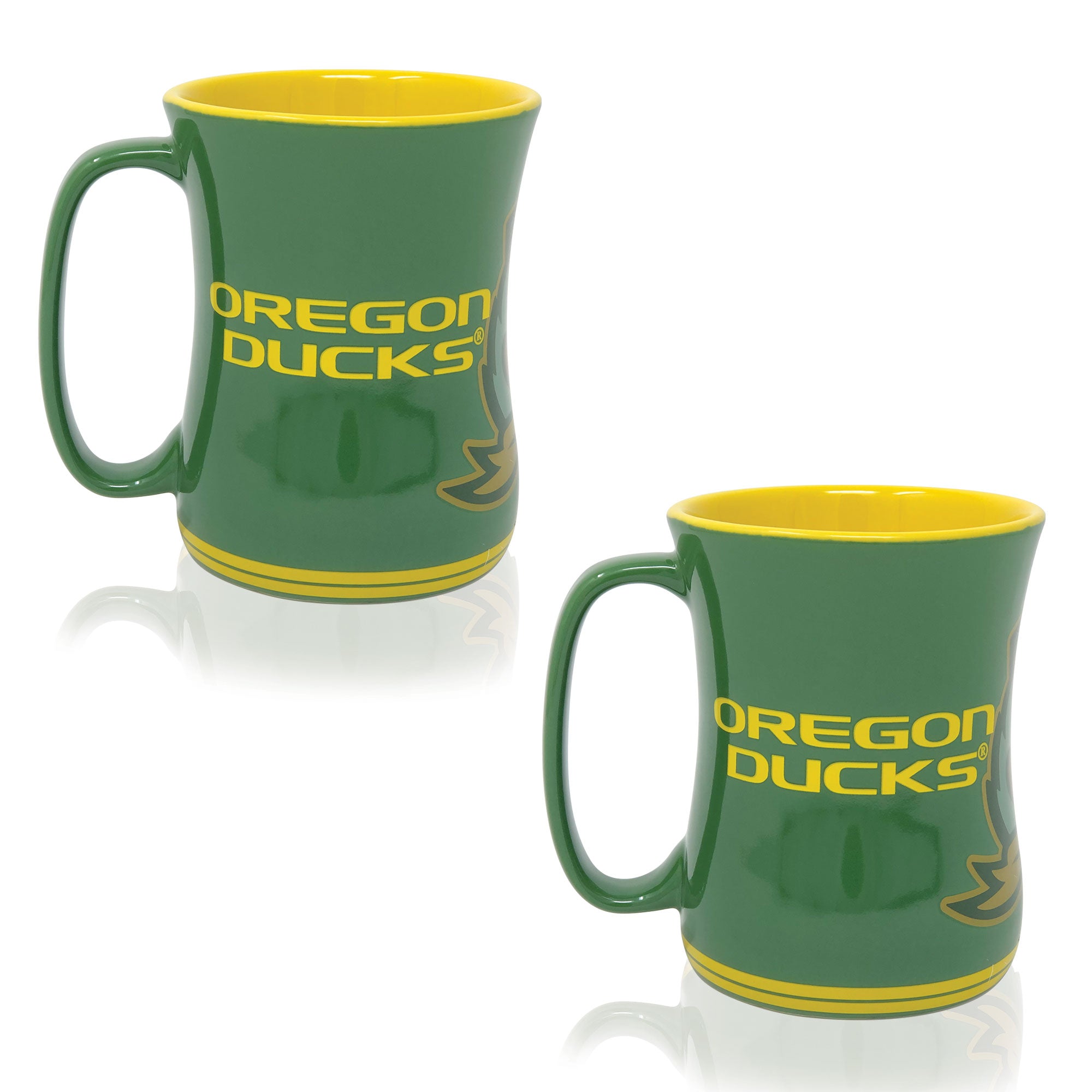 Set of 2 | 16oz Oregon Ducks Barista Mugs