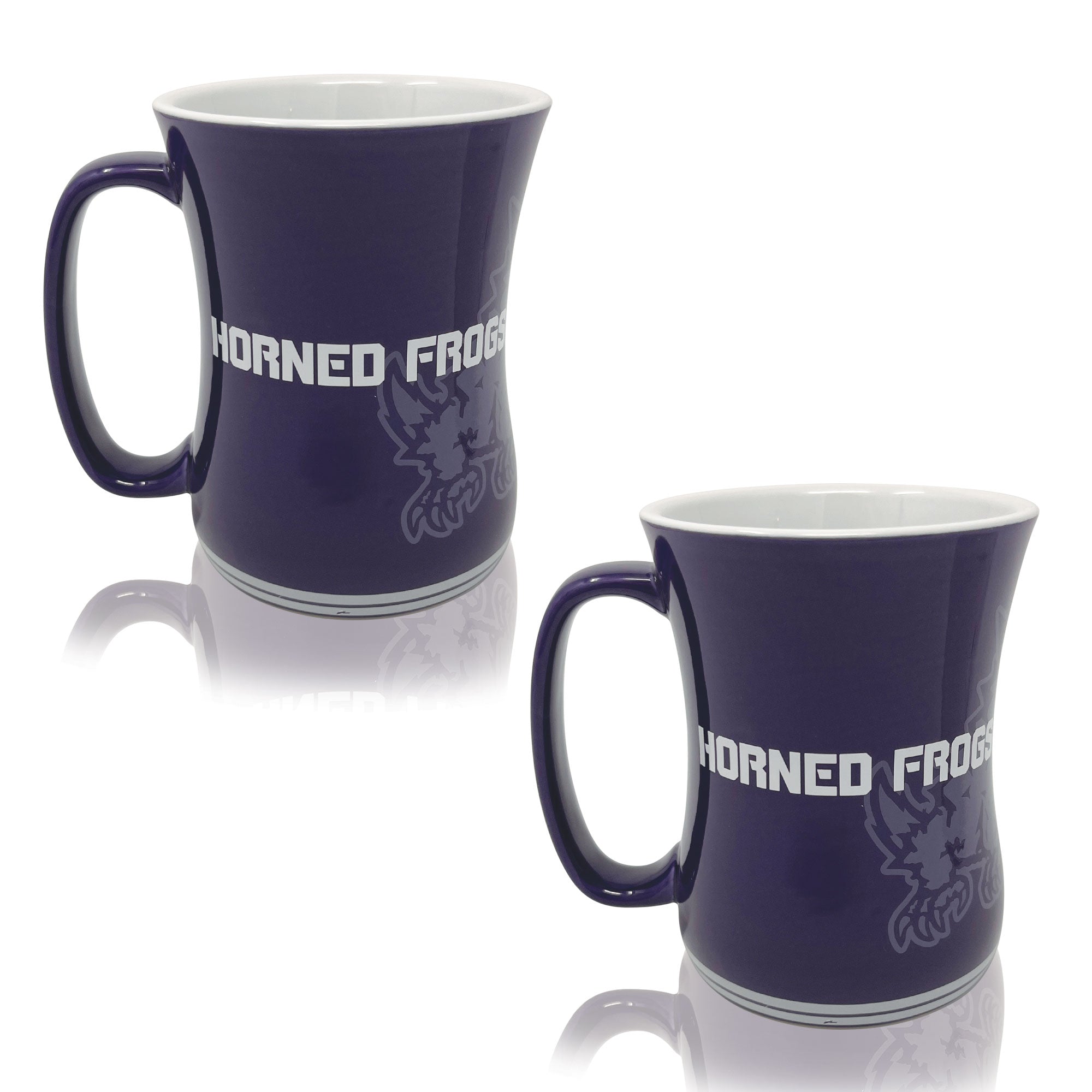 Set of 2 | 16oz TCU Horned Frogs Barista Mugs