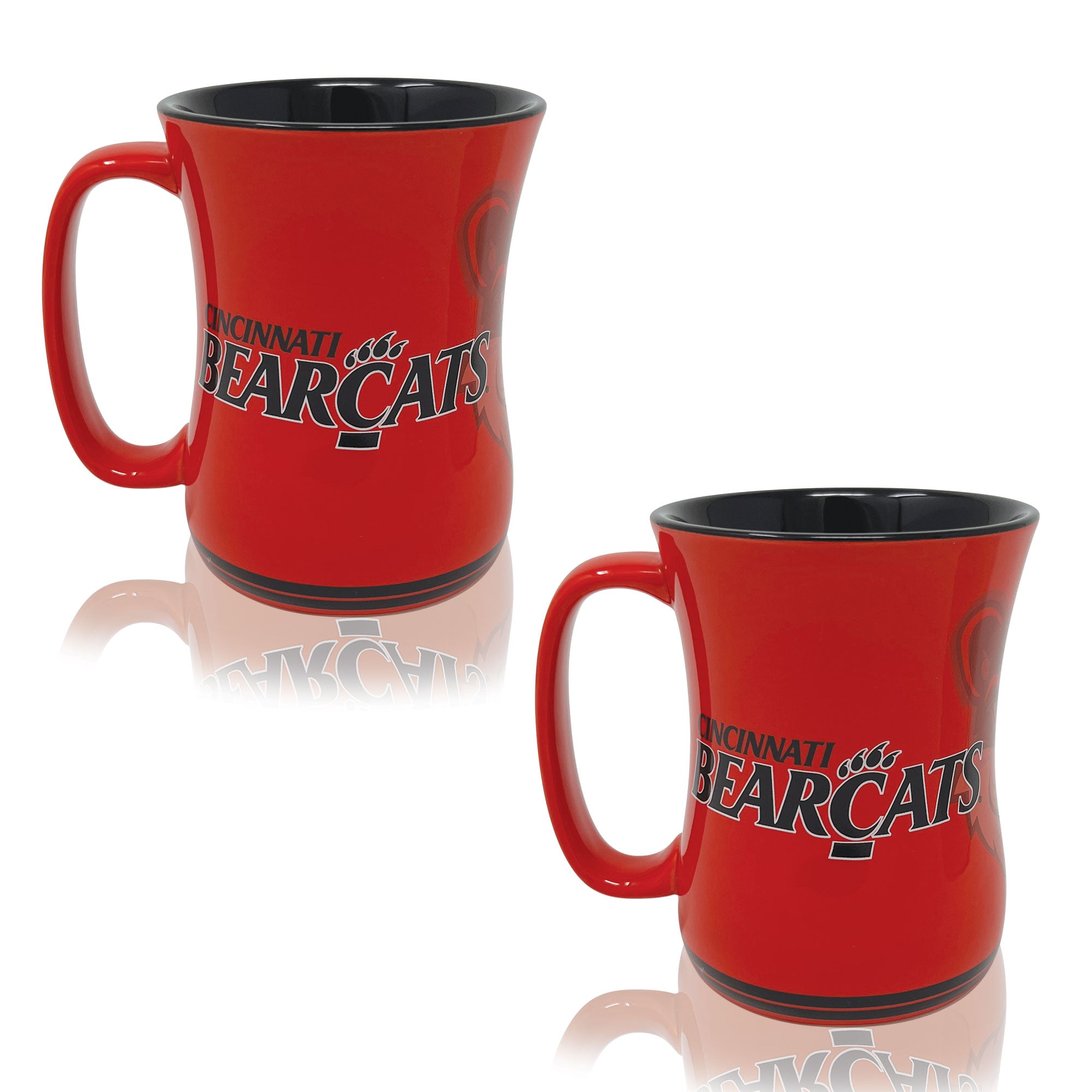 Set of 2 | 16oz Cincinnati Bearcats Barista Mugs