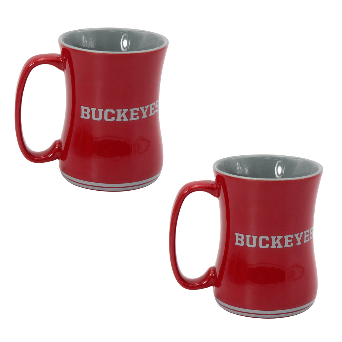 Set of 2 | 16oz Ohio State Buckeyes Barista Mugs