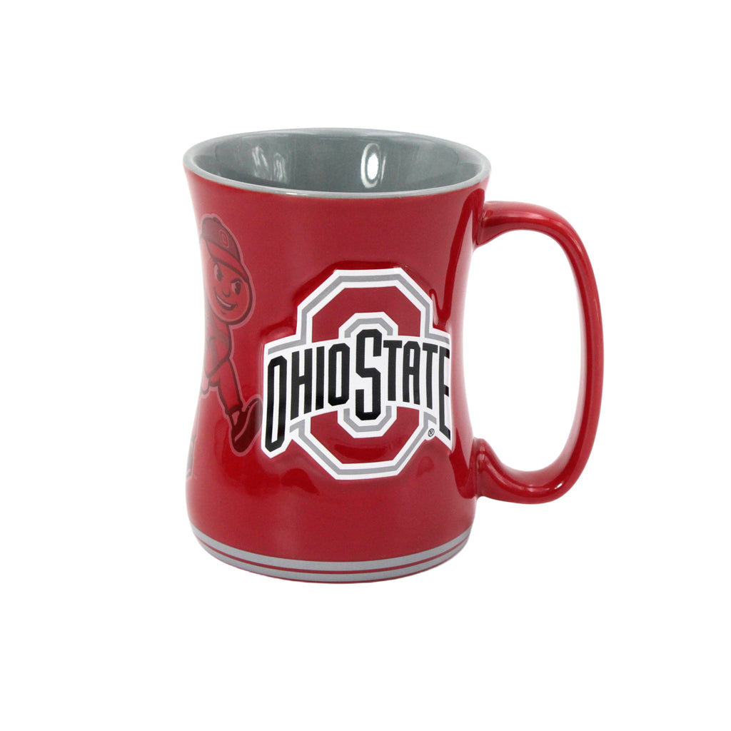16oz Ohio State Buckeyes Sculpted Barista Mug
