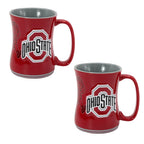 Set of 2 | 16oz Ohio State Buckeyes Barista Mugs