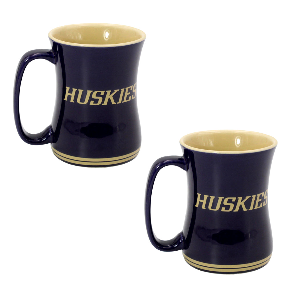 Set of 2 | 16oz Washington Huskies Barista Mugs
