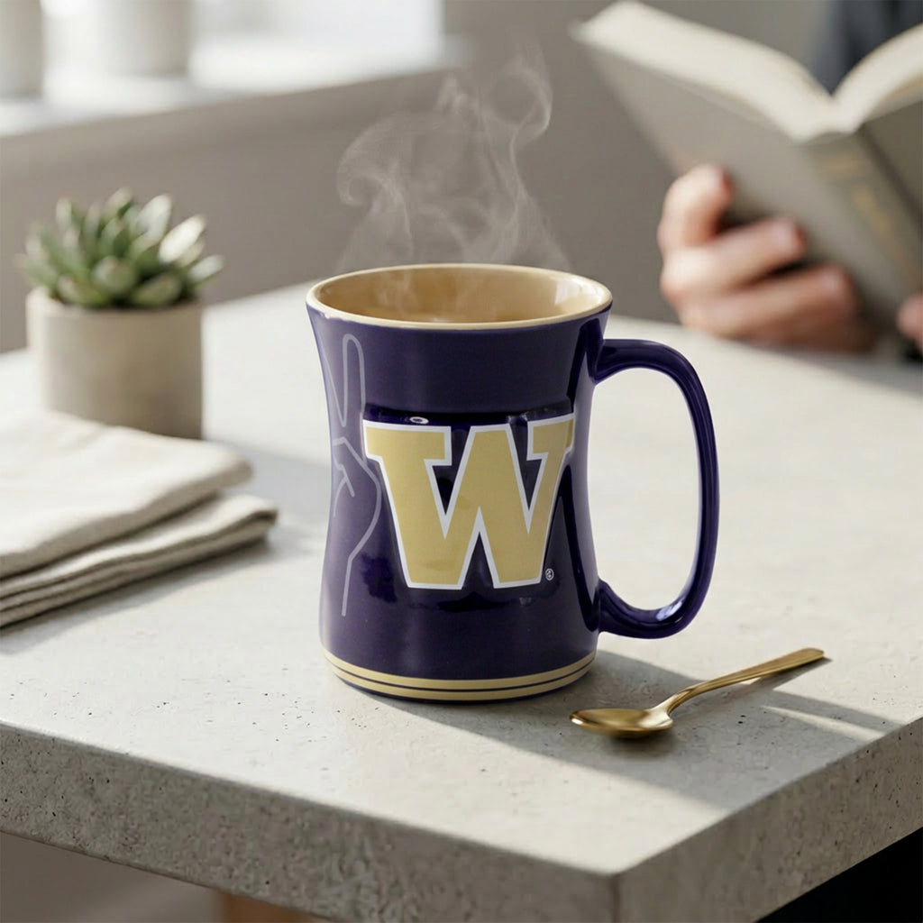 16oz Washington Huskies Sculpted Barista Mug