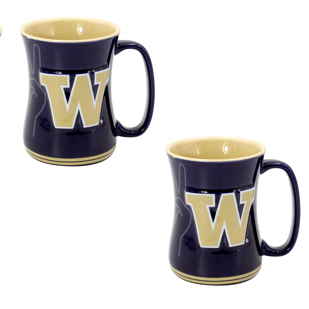 Set of 2 | 16oz Washington Huskies Barista Mugs
