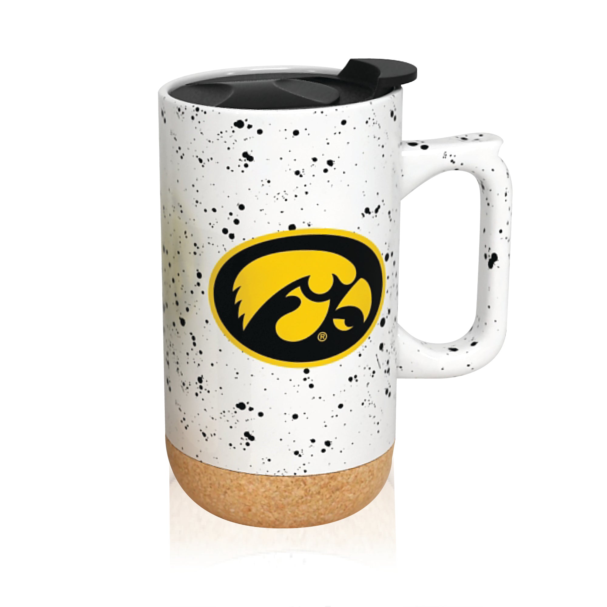 Iowa Hawkeyes 18oz Speckle Cork Mug