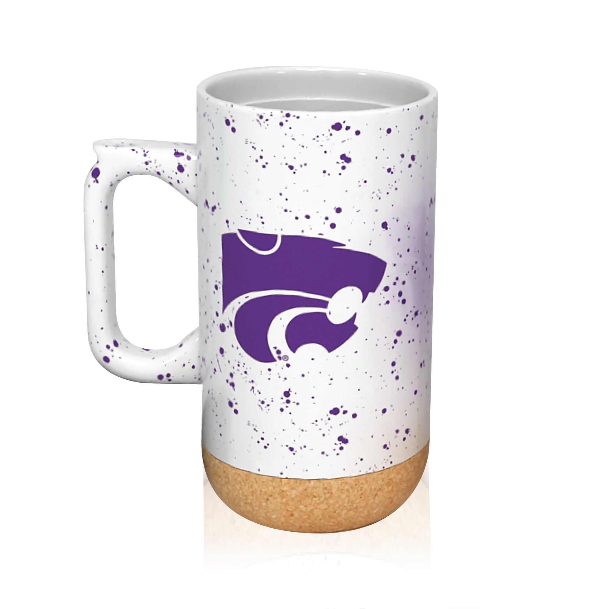 Kansas State Wildcats 18oz Speckle Cork Mug