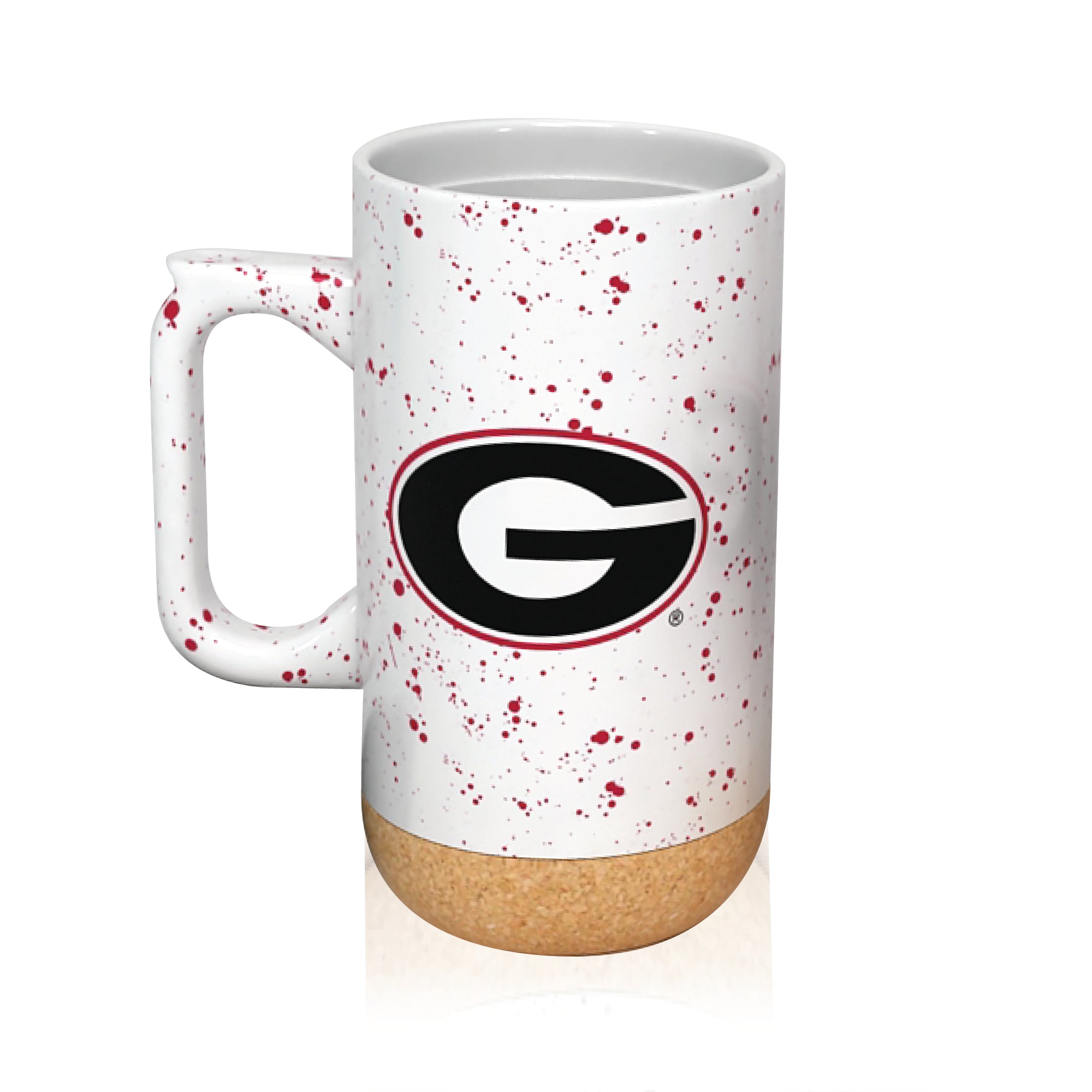 Georgia Bulldogs 18oz Speckle Cork Mug