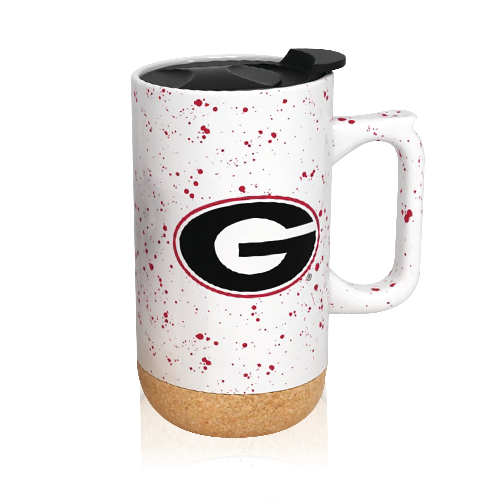 Georgia Bulldogs 18oz Speckle Cork Mug