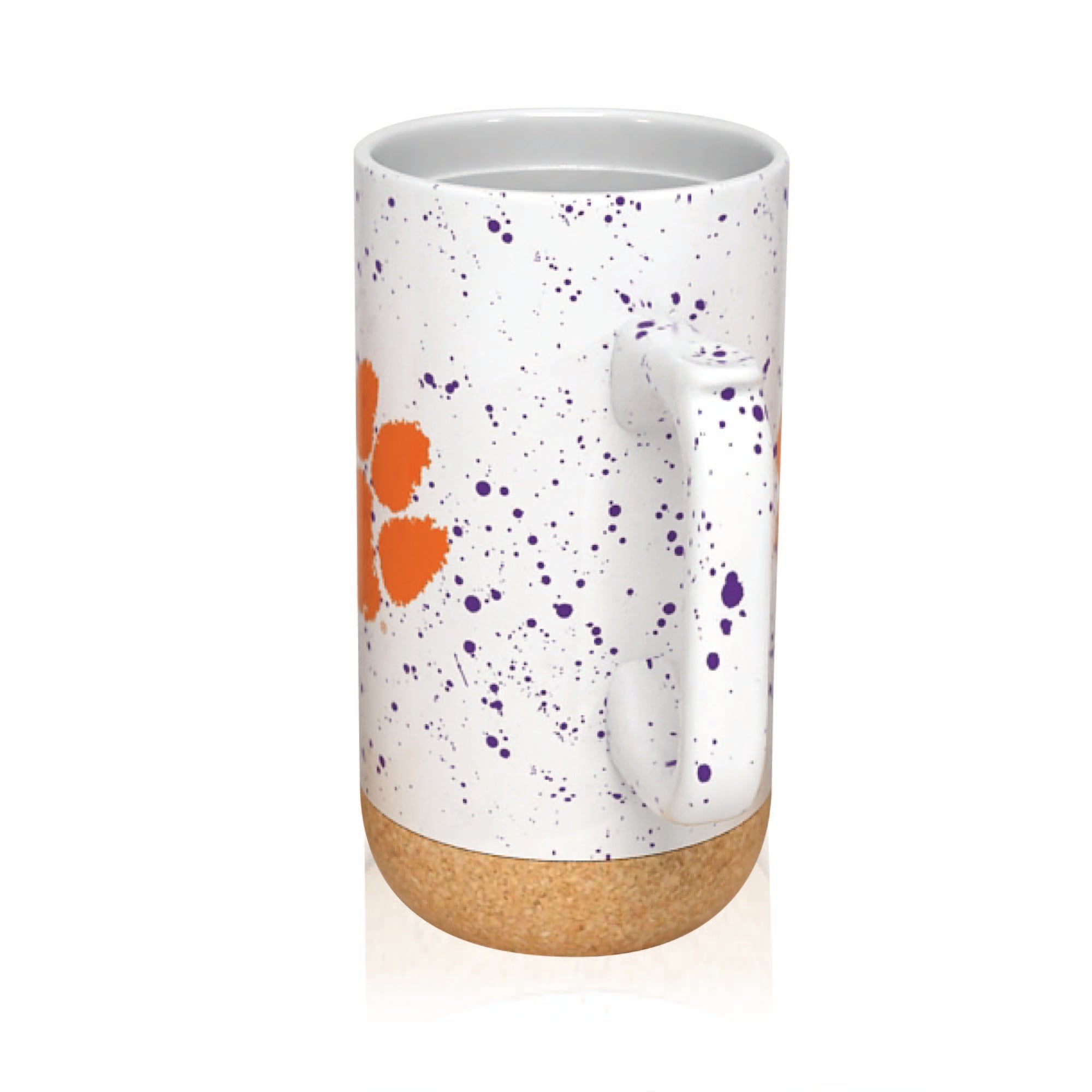Clemson Tigers 18oz Speckle Cork Mug
