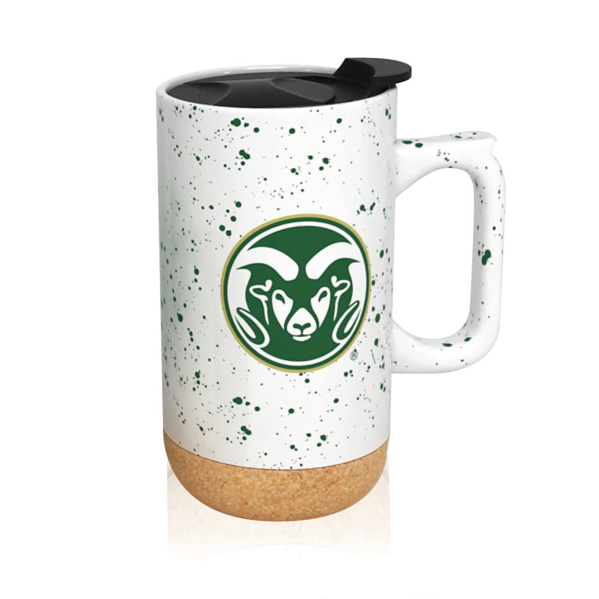 Colorado State Rams 18oz Speckle Cork Mug