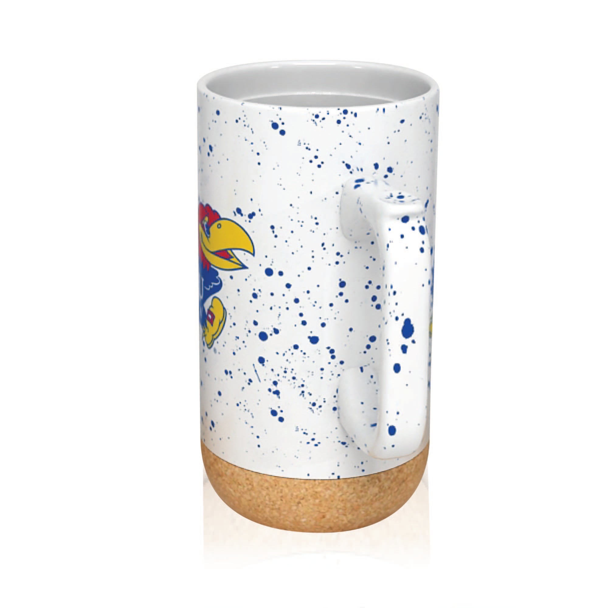 Kansas Jayhawks 18oz Speckle Cork Mug