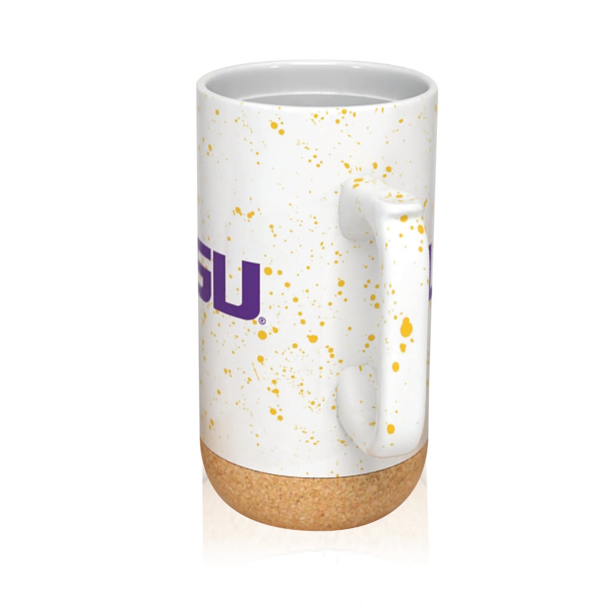 LSU Tigers 18oz Speckle Cork Mug
