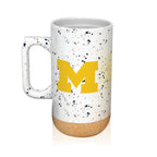 Michigan Wolverines 18oz Speckle Cork Mug