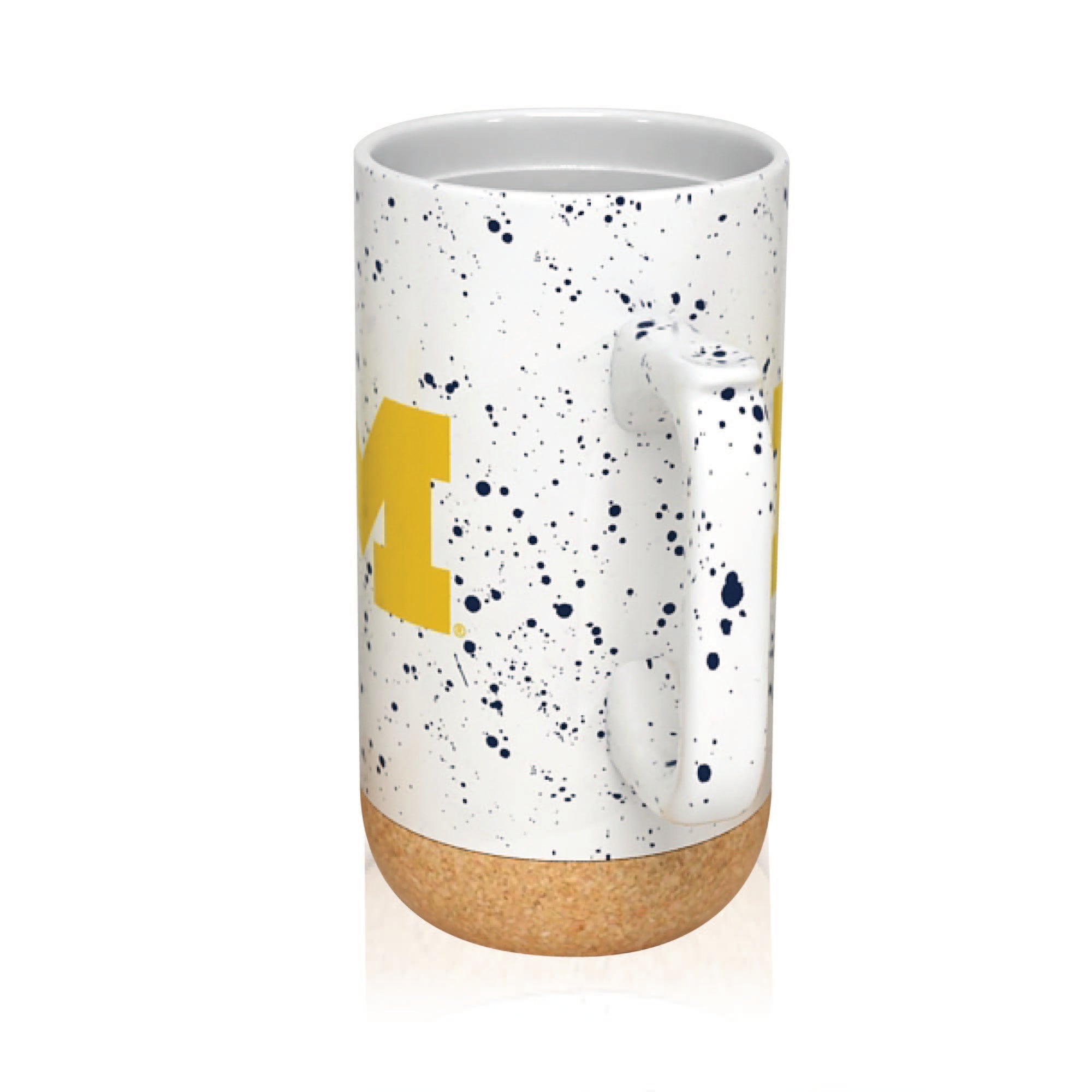 Michigan Wolverines 18oz Speckle Cork Mug
