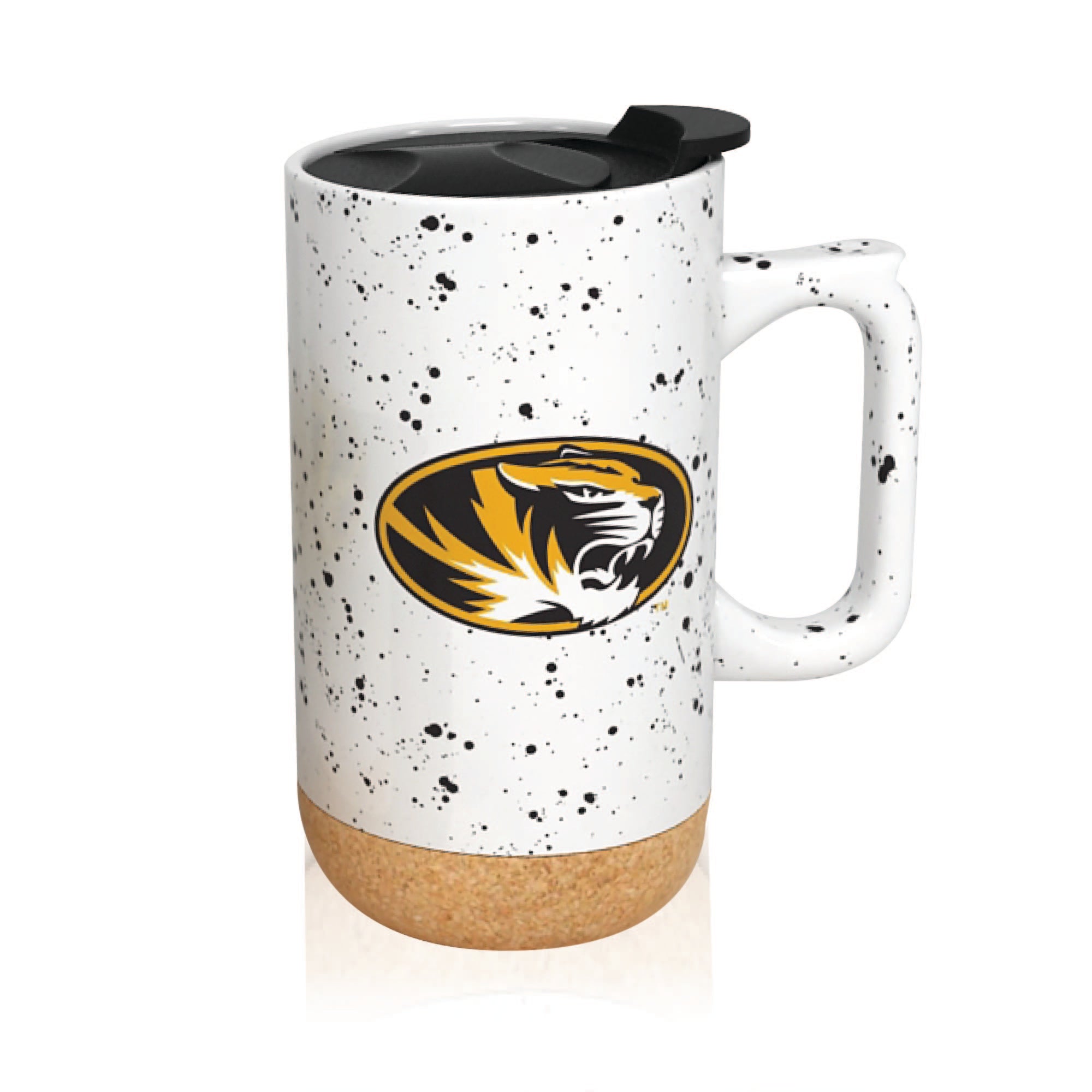 Missouri Tigers 18oz Speckle Cork Mug