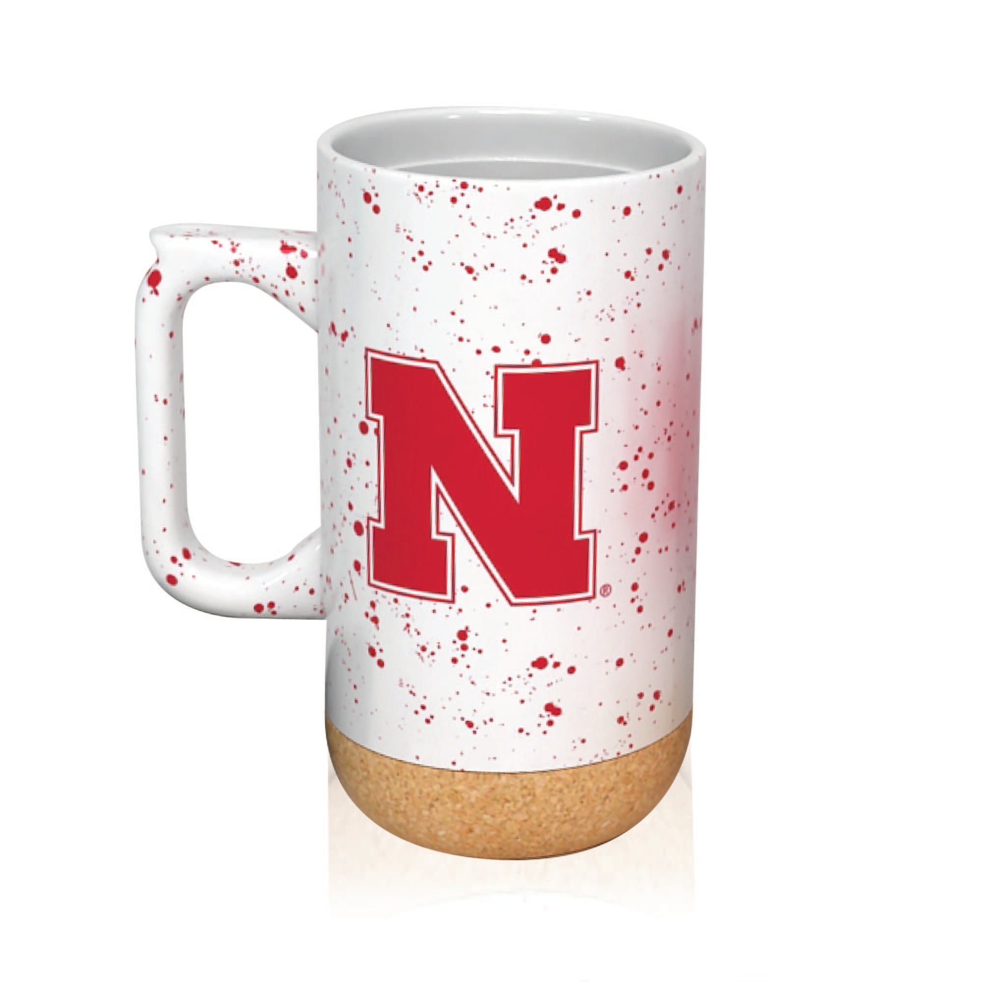 Nebraska Cornhuskers 18oz Speckle Cork Mug